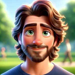 What Chat GTP thinks Steve Ledsworth would look like if he was in a Pixar movie.